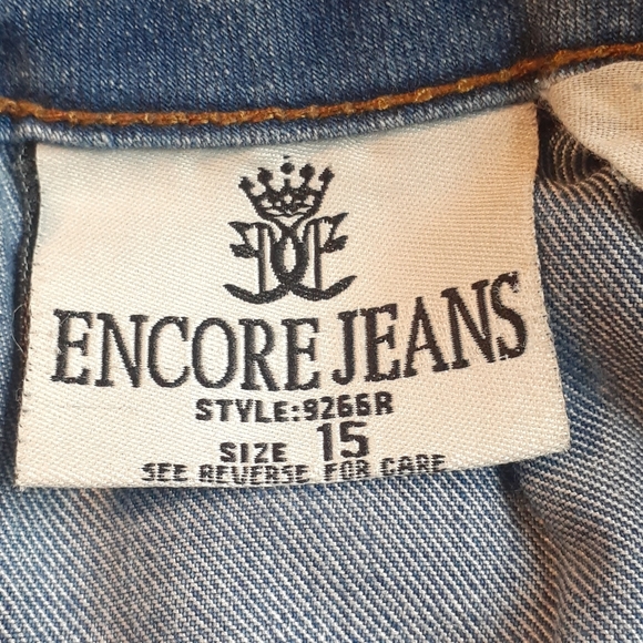 Encore womans skinny Jeans size 15 - Picture 4 of 8